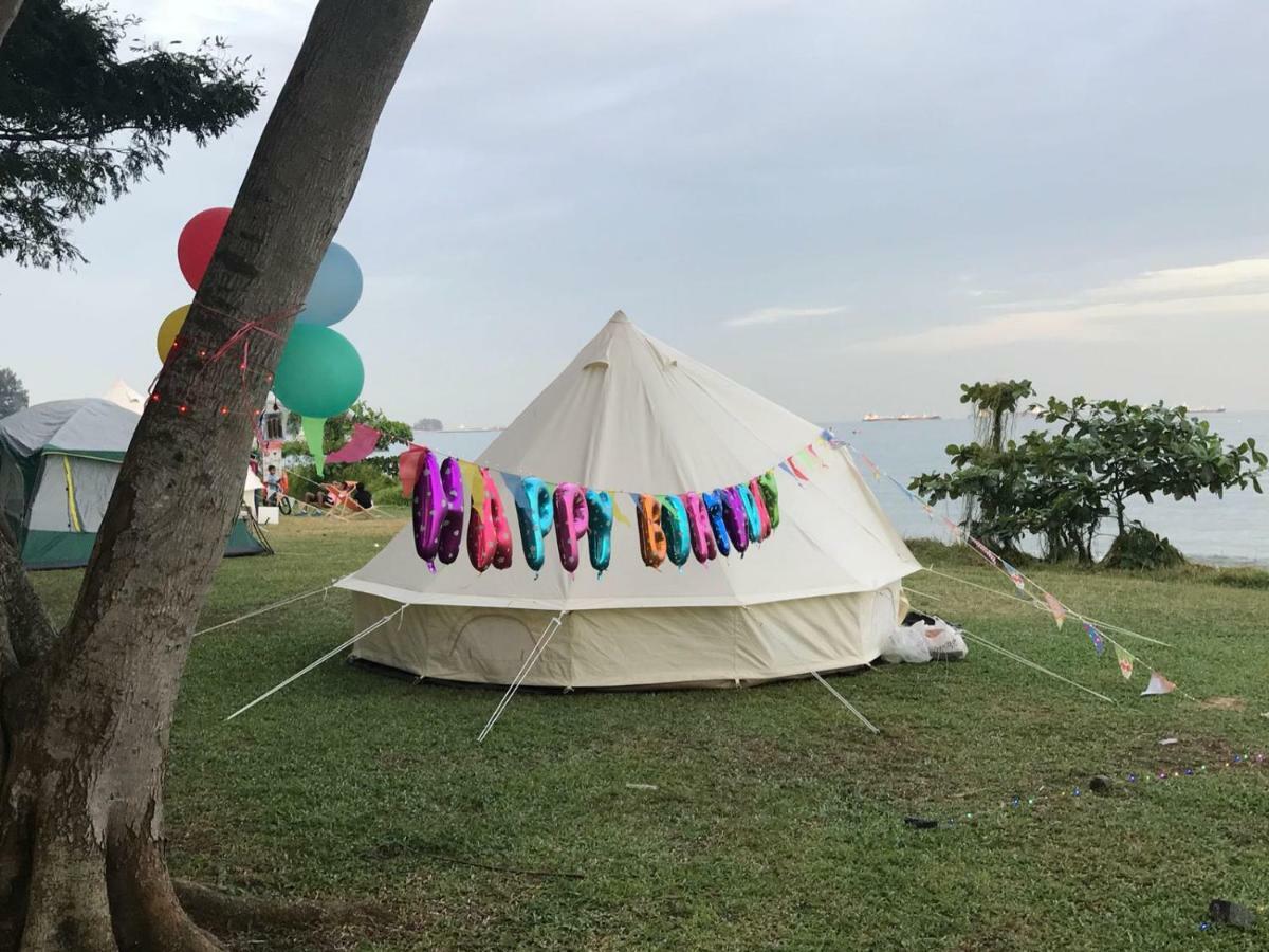 Glamping Kaki - Medium Bell Tent Singapore Ngoại thất bức ảnh